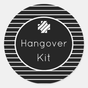 Adesivo Manípulo preto e branco com punhos riscados