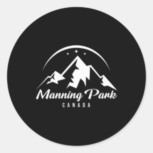 Adesivo Manning Park Canada Ski Resort ski Snowboard