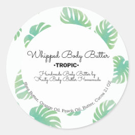 Adesivo Manteiga Corporal Monstera Whip Embalagem e Marca