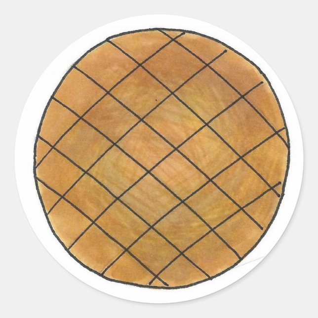 Adesivo Manteiga de amendoim Cookie Assar de panificação (Frente)