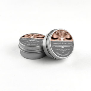 Adesivo Manteiga de sabão Cosméticos Cinza Real Lashes P