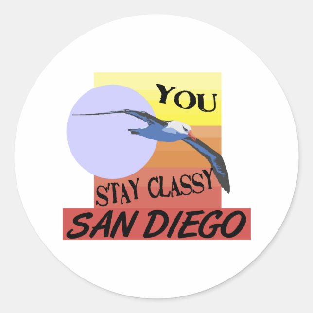 Adesivo Mantenha a classe San Diego (Frente)