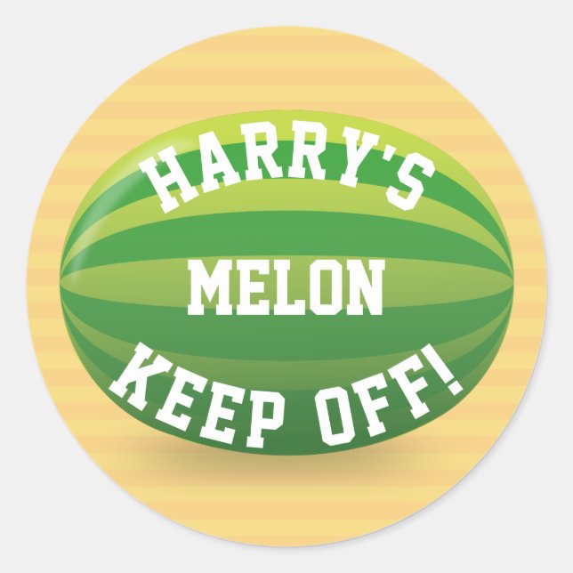 Adesivo Mantenha o meu Melon (Frente)
