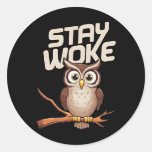 Adesivo Mantenha o Woke Sticker
