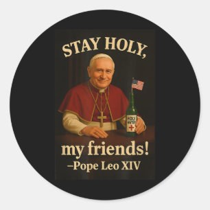 Adesivo Mantenha-se sagrado Papa Leo Xiv, Papa Americano A
