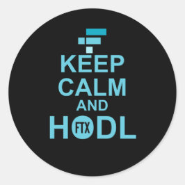 Adesivo Manter Calma E Coisa Hodl FTX
