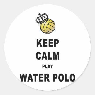 Adesivo Manter Calmo e Jogar Produtos de Polo Água