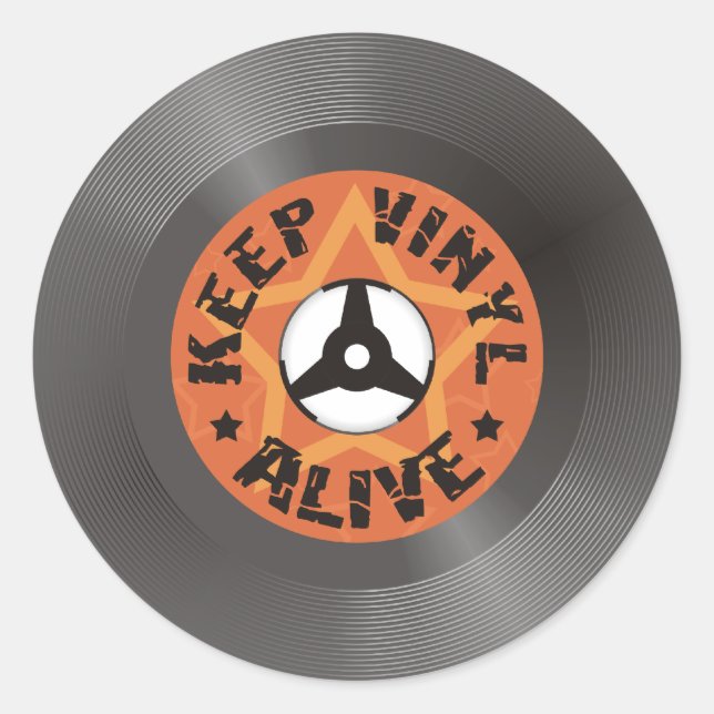 Adesivo Manter o Vinil Vivo (Frente)