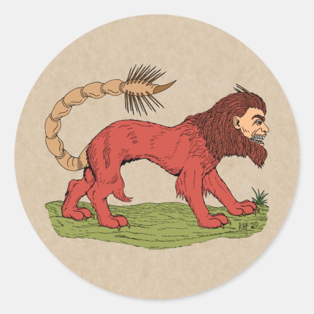 Adesivo Mantícora (Frente)