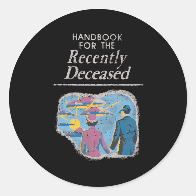 Adesivo Manual Para O Recente Falecido, Pré-Incomodado (Frente)