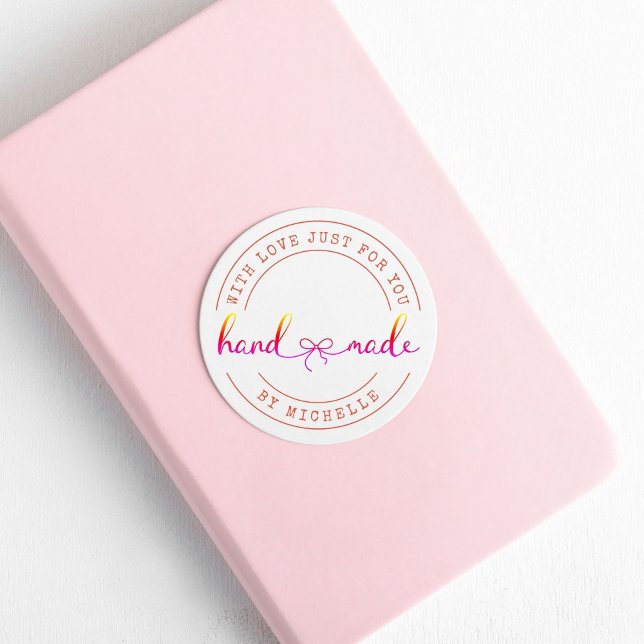 Adesivo Manuscrito Com Adorável Vinheta Elegante (Criador carregado)