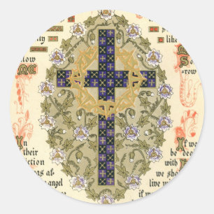 Adesivo Manuscrito iluminado para Septuagesima e Lent