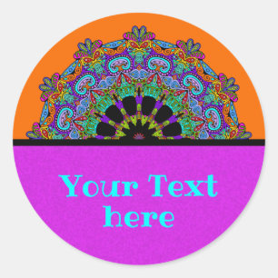 Adesivo Manuscrito Mandala Relógio Face 24