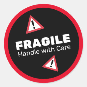 Adesivo Manuseie com Cuidado Fragilidade