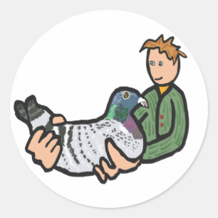 Adesivo Manutenção do Pombo