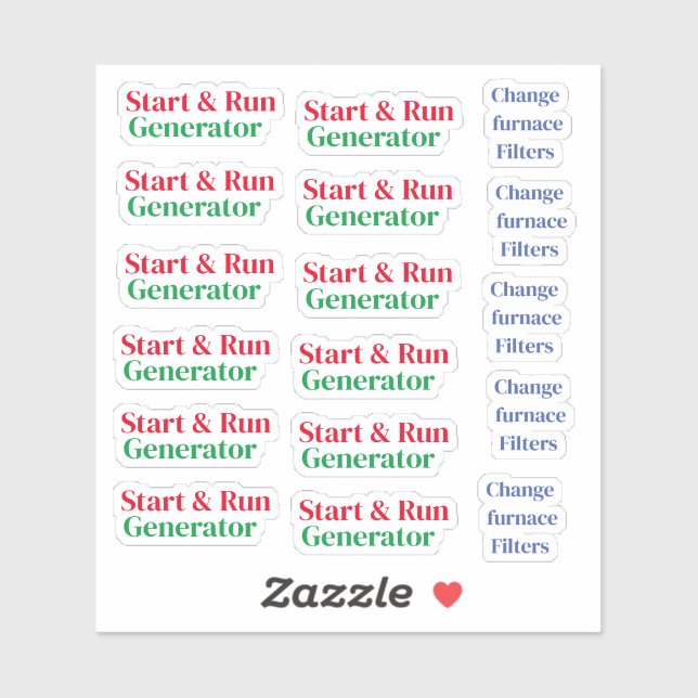 Adesivo manutenção doméstica (Folha)