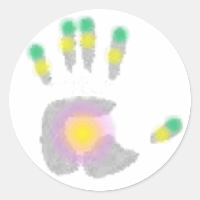 Adesivo Mão de cura (Frente)