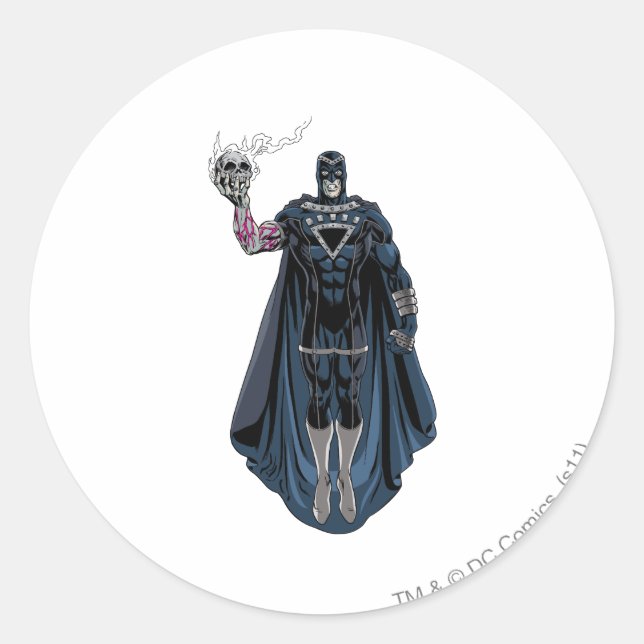 Adesivo Mão Preta com Caveira 1 (Frente)