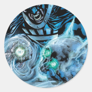 Adesivo Mão preta com painel do crânio