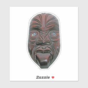 Adesivo Maori Carved Mask