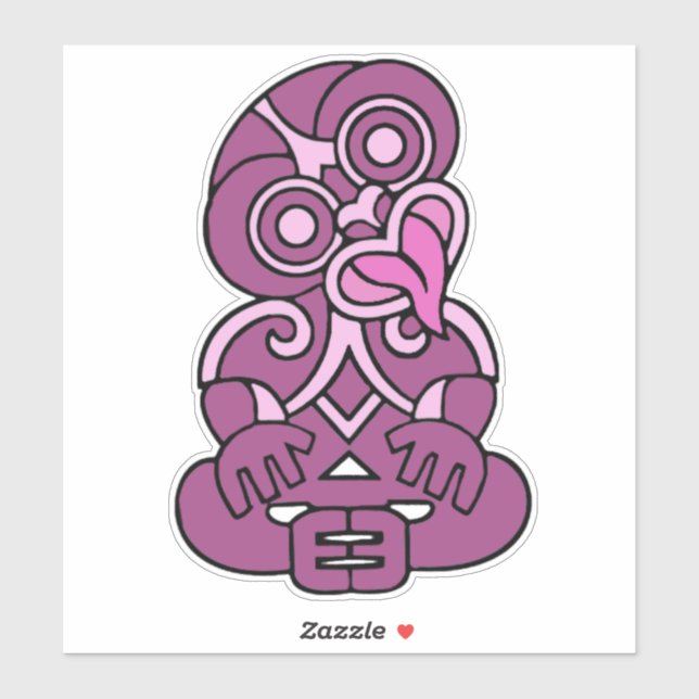 Adesivo Maori Hei Tiki (Folha)