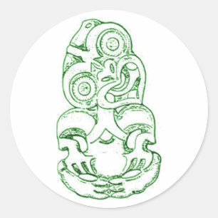 Adesivo Maori Hei-Tiki Sketch Sticker