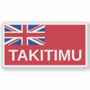 Adesivo Māori (Takitimu) Flag, Nova Zelândia