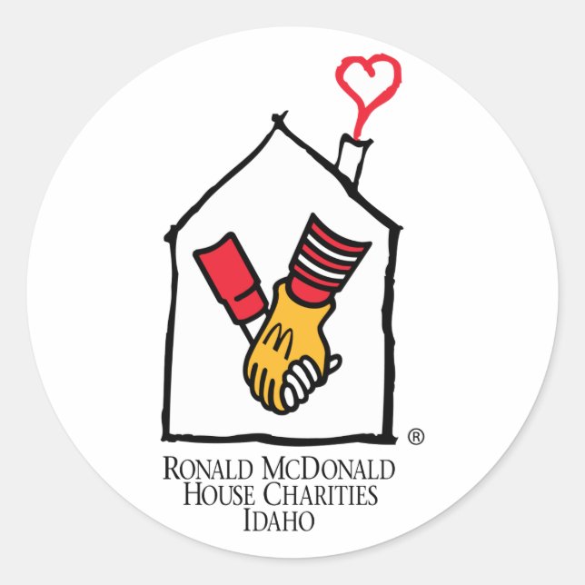 Adesivo Mãos de Ronald McDonald (Frente)