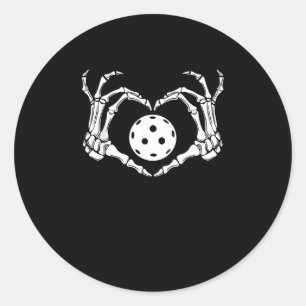 Adesivo Mãos do Coração do Esqueleto do Halloween