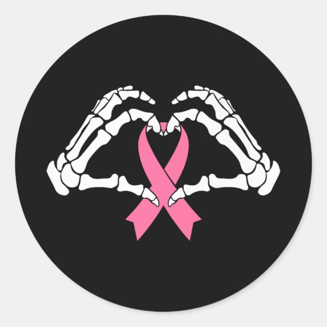 Adesivo Mãos do Skeleton Segurando Fita Halloween Figurume (Frente)