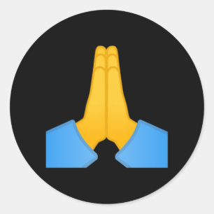 Adesivo Mãos Dobradas Emoji