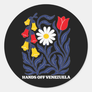 Adesivo Mãos Fora da Venezuela Jardim Sutil Anti Trump