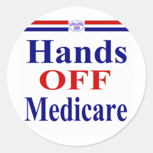 Adesivo Mãos fora de Medicare