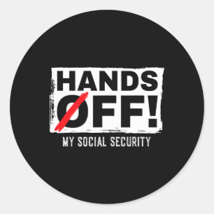 Adesivo Mãos Fora Do Meu Protesto De Segurança Social Resi