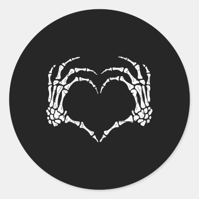 Adesivo Mãos - Sinal de Coração Homens do Figurino de Hall (Frente)