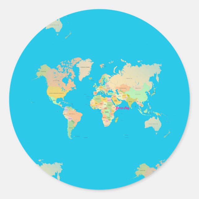 Adesivo mapa (Frente)