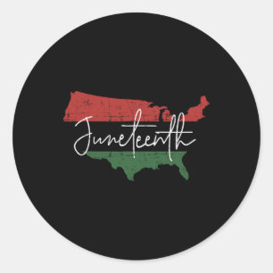 Adesivo Mapa Americano com Bandeira Pan-Africana para 11 d