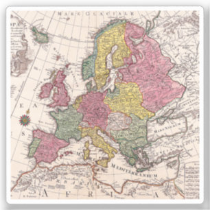 Adesivo Mapa antigo antigo inspirado (9)
