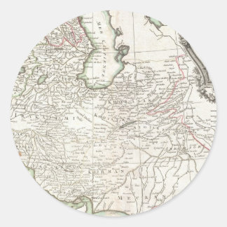 Adesivo Mapa antigo da Pérsia - Irã, Afeganistão e Iraque
