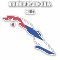 Mapa da bandeira de Cuba