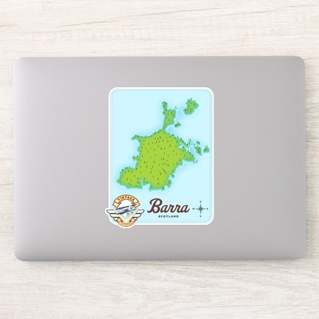 Adesivo Mapa da Barra (Computador)