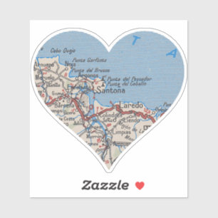 Adesivo Mapa da Espanha Santoña