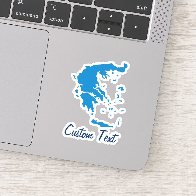 Adesivo Mapa da Grécia (Detalhe)