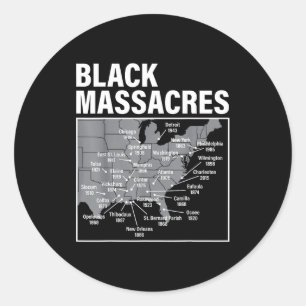 Adesivo Mapa da História Negra Macres Luta Afro-Americana