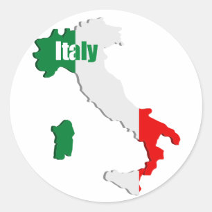 Adesivo Mapa da Itália