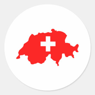 Adesivo Mapa da suiça