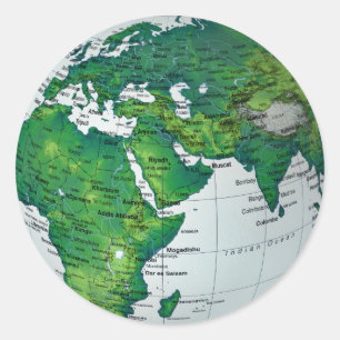 Adesivo Mapa de Europa