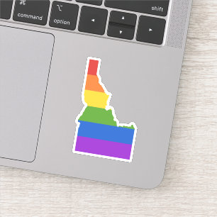 Adesivo Mapa de Gay dos EUA Estado de Idaho