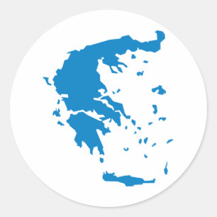 Adesivo Mapa de Grécias