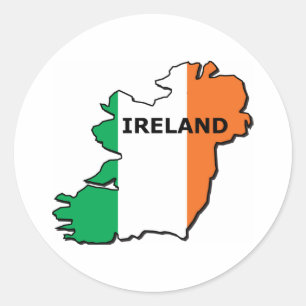 Adesivo Mapa de Ireland